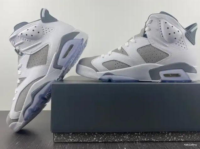 Rep TBkick Jordan Grey 6 Cool CT8529-100 Air 0526